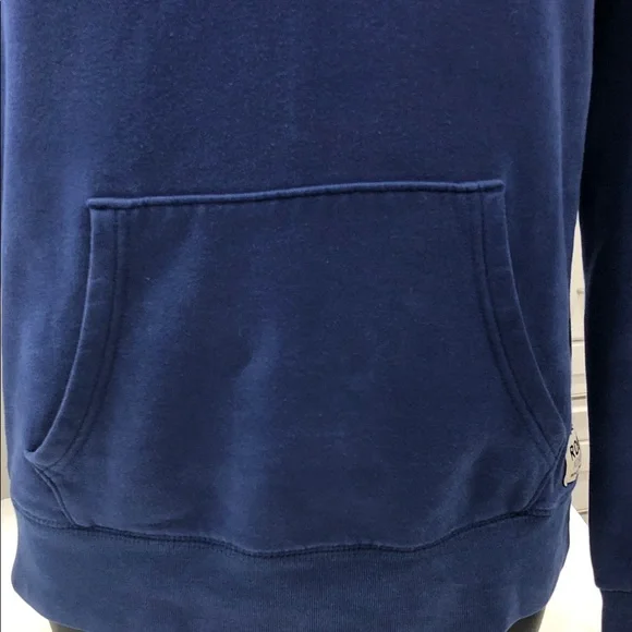 🦫Roots Hoodie with Chenille Patch - Women’s XXS - Blue/Mustard- Yellow - Picture 7 of 15